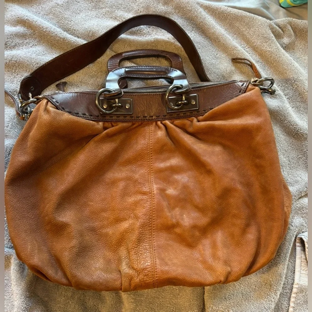 BIASIA Italian Leather Hobo Bag